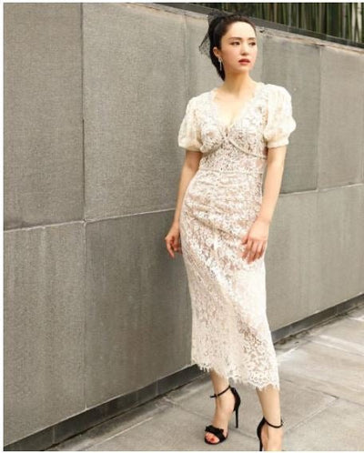 Vintage 40-Es Évek Esküvői Ruha