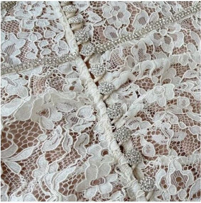 Vintage 40-Es Évek Esküvői Ruha