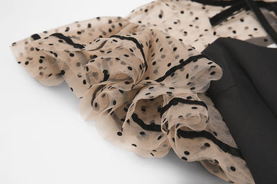 Vintage 40-Es Évek Fekete Magas Derekú Ruha