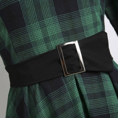 Vintage 50-Es Évek Tartan Ruha
