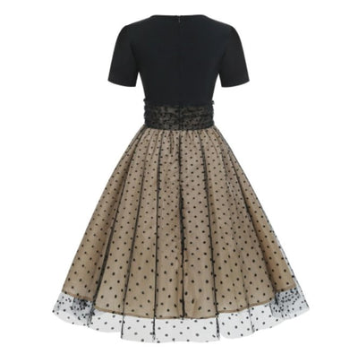 Preppy Vintage Ruha Fekete