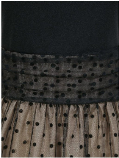 Preppy Vintage Ruha Fekete