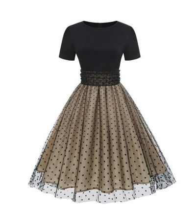 Preppy Vintage Ruha Fekete