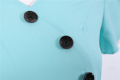 Vintage Ruha Gombok Kék