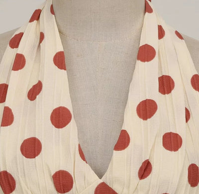 Vintage Elegáns Retro Nyári Ruha