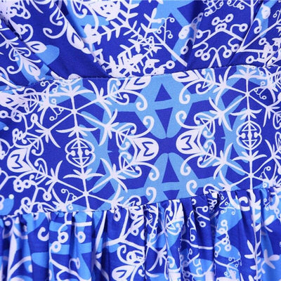 Vintage Karácsonyi Ruha Kék