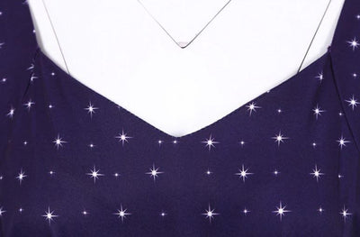 Vintage Sötétkék Karácsonyi Ruha