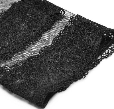 Vintage Csipke Hosszú Ujjú Ruha