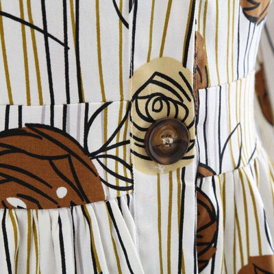 Vintage Ruha Rajz Hosszú Ujjú