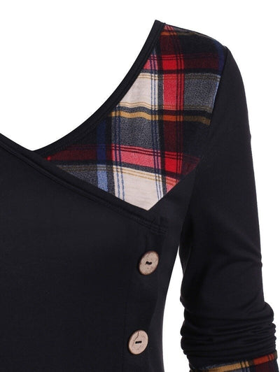 Vintage Fekete Skót Ruha