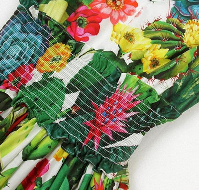 Vintage Női Pamut Ruha