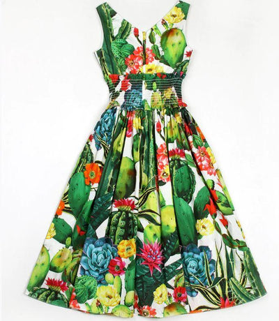 Vintage Női Pamut Ruha