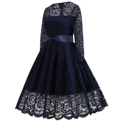 Vintage Gala Navy Ruha