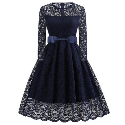 Vintage Gala Navy Ruha