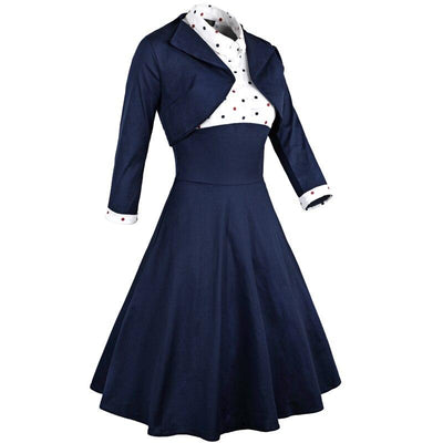 Vintage Nagy Méretű Őszi Ruha