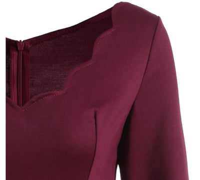 Piros Flitteres Molett Vintage Ruha