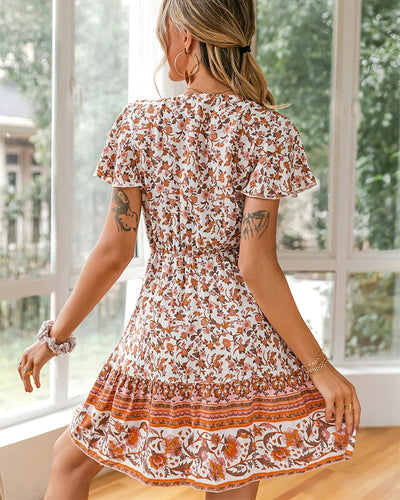 Vintage Hippi Elegáns Ruha