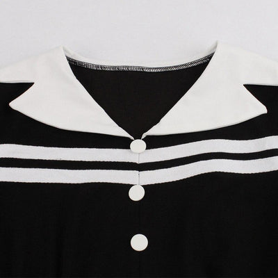 Vintage Téli Ruha Fekete