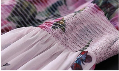 Vintage Rózsaszín Esküvői Vendégruha