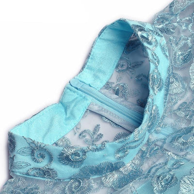 Vintage Kék Esküvői Vendégruha