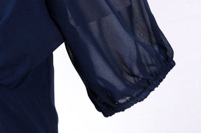 Vintage Hosszú 50-Es Évek Kék Ruha