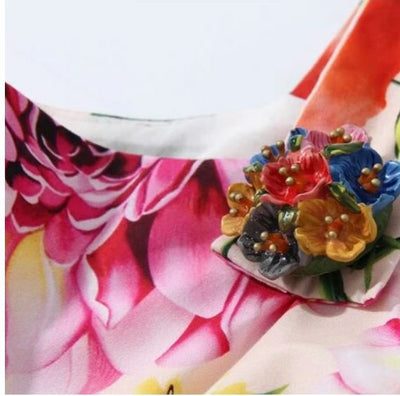 Vintage Love Virágos Ruha