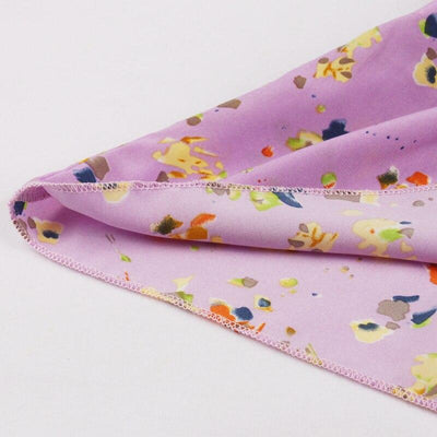 Levendula Rövid Ujjú Vintage Ruha