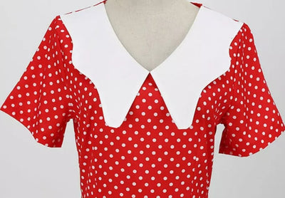 Vintage Piros Esküvői Ruha