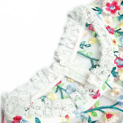 Fehér Modern Vintage Ruha