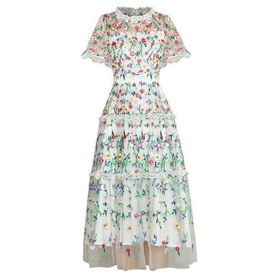 Fehér Modern Vintage Ruha