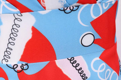 Vintage Karácsonyi Nagyméretű Kék Ruha