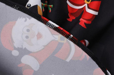 Nagy Méretű Vintage Karácsonyi Ruha Fekete