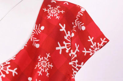 Vintage Karácsonyi Ruha Nagy Méretű Piros