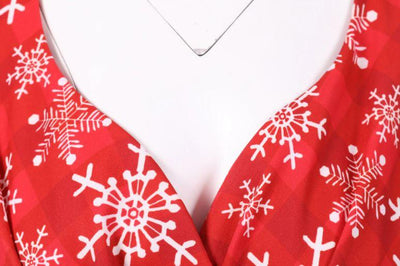 Vintage Karácsonyi Ruha Nagy Méretű Piros