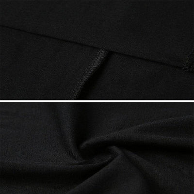 Vintage Fekete Ruha Fehér Galléros