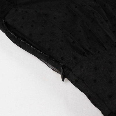 Vintage Black Dots Ruha
