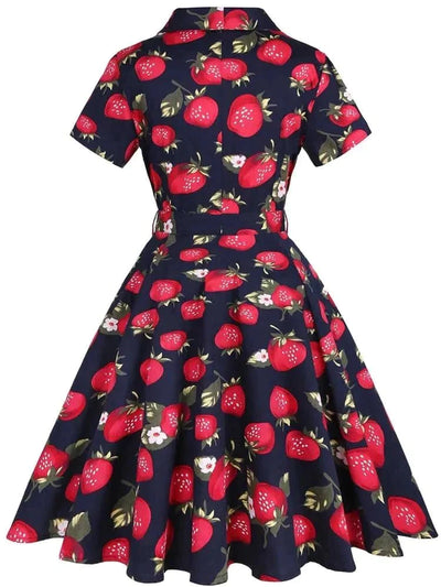 Vintage Strawberry Pin Up Ruha