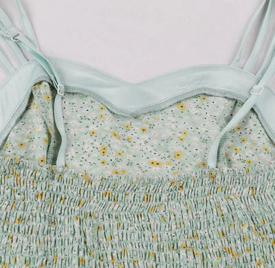 Vintage Pin Up Virágmintás Ruha