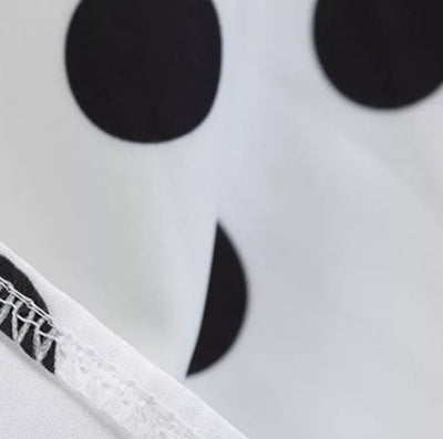 Vintage Pin Up Ruha, Fekete Pöttyös