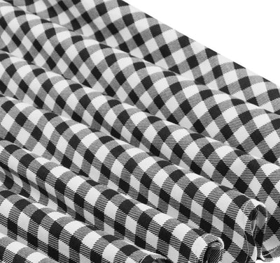 Vintage Pin Up Kockás Ruha Fekete