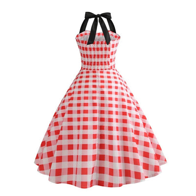 Vintage Ruha - Red Gingham Pin-Up