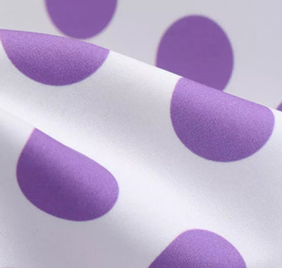 Vintage Pin Up Ruha Lila Pöttyös