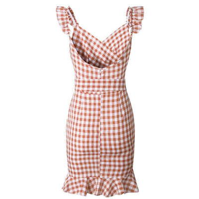 Vintage Rózsaszín Tengerparti Ruha