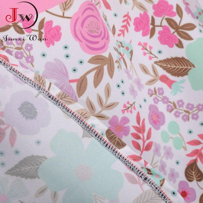 Vintage Hercegnő Ruha, Rózsaszín Virágok