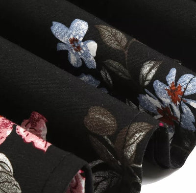 Vintage Rockabilly Ruha 50-Es Évek Virágai