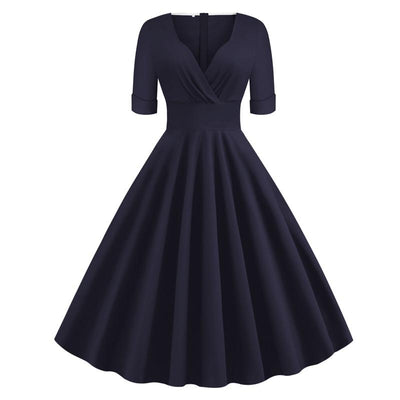 Vintage Rockabilly Ruha 50-Es Évek Navy