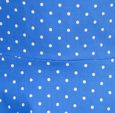 Vintage Szexi Pin Up Dress Kék