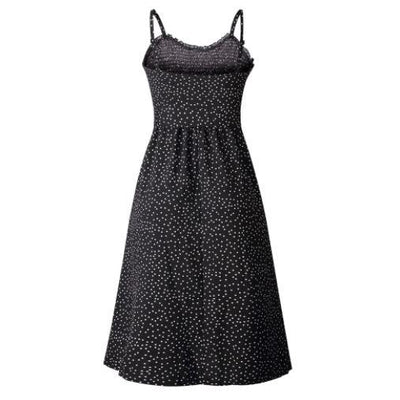 Vintage Hatvanas Évek Fekete Ruha