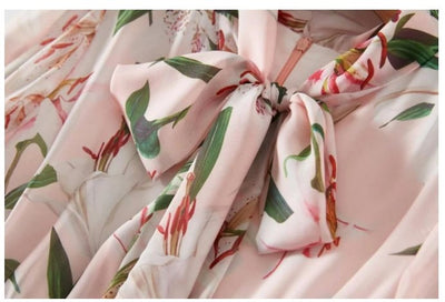 Vintage Régi Rózsaszín Hosszú Ruha