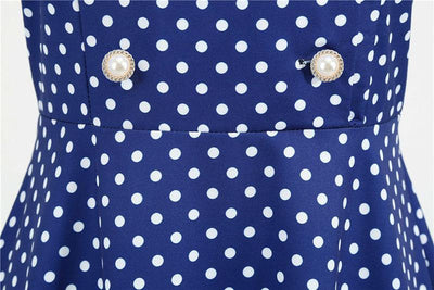 50-Es Évek Elbűvölő Kék Ruha